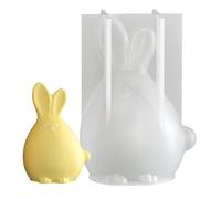 Lapin Moule en silicone en forme de lapin en forme de lapin en forme de lapin en forme de lapin en forme de lapin pour chocolat, travaux manuels, décoration de Thanksgiving, idéal pour les fêtes, la