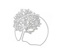 Lapin Mourir Forme D'Arbre Les Modèles De Métal Découpés En Acier Au Carbone Découpe Pour Cartes Fabrication Scrapbooking Emballage