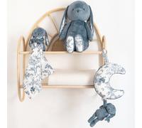 Lapin musical Augustin bleu