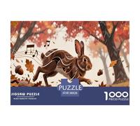 Lapin Nain 1000 Pièces Puzzle Adulte Un Puzzle Difficile Jeu De Puzzle pour Toute La Famille Divertissement Puzzles Classiques pour Adultes Et Enfants À Partir De Activité Familiale Parfaite Décora