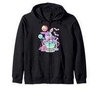 Lapin Occulte Kawaii Menhera Pastel Gothique Mignon Sweat à Capuche
