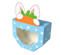 Lapin Oreille Forme Thanksgiving Bonbons Traiter Boîtes Diy Thanksgiving Automne Dôme Thanksgiving Automne Porte-Bonbons Clair En Plastique Artisanat Pour Cadeau De Thanksgiving Faveurs De Fête