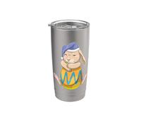 Lapin Paques Dormir Gobelet isotherme en acier inoxydable double paroi