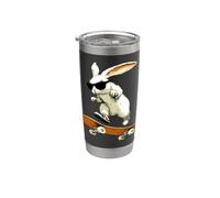 Lapin patineur Gobelet isotherme en acier inoxydable double paroi