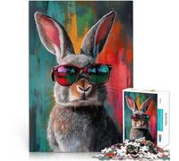 Lapin Pop Puzzles pour Adolescents de 1000 pièces Entraînez Votre Cerveau et Vos Mains est idéal comme Cadeau pour Toute la Famille 38x26cm
