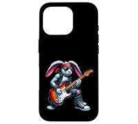 Lapin Punk Mignon, Rock'n Roll Gothique, Guitare Enfants Rock Star Coque pour iPhone 16 Pro