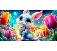 Lapin Puzzle 1000 pièces Educa Jeu D'Intelligence Décoration Intérieure Jeu éducatif Challenge Toy pour Adultes & Enfants des 14 Ans 75x50cm/1000pcs