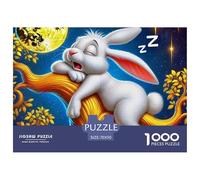 Lapin, Puzzle De 1000 Pièces, Défi Coopératif Captivant pour Renforcer Complicité Et Esprit De Collaboration, Passe-Temps Parfait pour Tous Les Membres De La Famille, Adapté Aux 12 Ans Et Plus, 70x