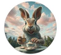 Lapin Puzzle De 1000 Pièces pour animauxs Das Tier Wild animauxs Beast Filles Cadeau Inspirations Voyage Réduction du Stress 1000pcs (67.5x67.5cm)
