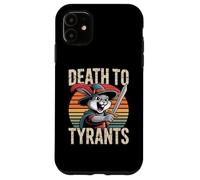 Lapin rétro Death To Tyrants Vintage 90s Funny Citation Coque pour iPhone 11