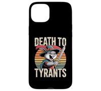 Lapin rétro Death To Tyrants Vintage 90s Funny Citation Coque pour iPhone 15 Plus