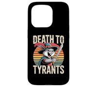 Lapin rétro Death To Tyrants Vintage 90s Funny Citation Coque pour iPhone 15 Pro