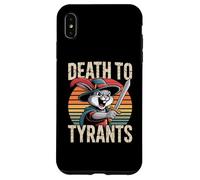 Lapin rétro Death To Tyrants Vintage 90s Funny Citation Coque pour iPhone XS Max