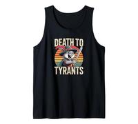 Lapin rétro Death To Tyrants Vintage 90s Funny Citation Débardeur
