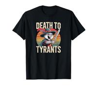 Lapin rétro Death To Tyrants Vintage 90s Funny Citation T-Shirt