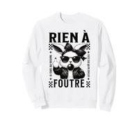 Lapin Rock & Rebelle Rien à Foutre caractère sans Filtre Sweatshirt
