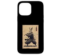 Lapin Samouraï Art Japonais Lapin Guerrier Bushido Katana Coque pour iPhone 13 Pro Max