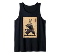 Lapin Samouraï Art Japonais Lapin Guerrier Bushido Katana Débardeur