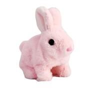 Lapin sautillant - Peluche | Jouet de simulation, à la pointe de la technologie, imite un vrai lapin, sensible à la voix pour les cadeaux d'anniversaire, de festival de Pâques - Cadeau durable et conf
