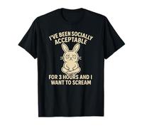 Lapin socialement acceptable - Introverti et neurodivergent T-Shirt