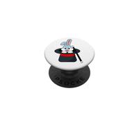 Lapin Sorcier Baguette Magique PopSockets PopGrip Adhésif
