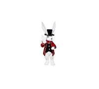 Feeric Lights & Christmas – Lapin Cirque Déco «La Piste» 53 cm Blanc et Rouge