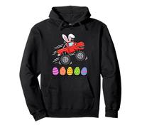 Lapin T-Rex Monster Truck Jumping Easter Eggs Toddler Kid Sweat à Capuche