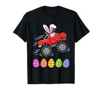 Lapin T-Rex Monster Truck Jumping Easter Eggs Toddler Kid T-Shirt