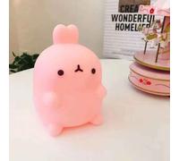 Lapin Veilleuse Tête De Lit Chambre Led Petite Lampe De Table Sans Brancher Sur Pied Atmosphère Créative Veilleuse Décoration - Type Large Pink Rabbit #B