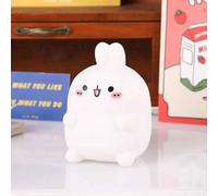 Lapin Veilleuse Tête De Lit Chambre Led Petite Lampe De Table Sans Brancher Sur Pied Atmosphère Créative Veilleuse Décoration - Type Large White #A
