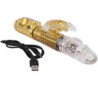 Lapin Vibrateur Sexuel avec 7 Modes de Vibration Vibromasseurs Feminin Rabbit Vibromasseurs Stimulateur de Clitoris Point G pour Femme Godemichet Vibrant Silicone Étanche