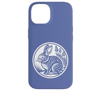 Lapin Vintage dans Un Style Livre d'histoires Coque pour iPhone 14