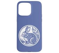Lapin Vintage dans Un Style Livre d'histoires Coque pour iPhone 15 Pro Max