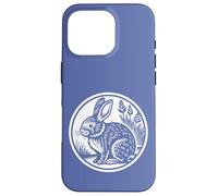 Lapin Vintage dans Un Style Livre d'histoires Coque pour iPhone 16 Pro