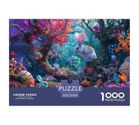 Lapin1000 Pièces PuzzlePièces Animaux pour Adultes Moderne Jeu Premium avec Défis DécoRationde La Maison 70x50cm/1000pcs