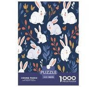 Lapin3 Puzzle 1000 Pieces Cadeau Unique Jeu Éduchatif Défi Jouet À De Qualité Supérieure Peinture Art pour Adultes Et Enfants À Partir De 14 Ans 38x26cm/1000pcs