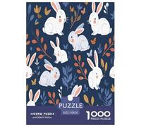 Lapin3 Puzzles 1000 Pieces Cadeau Unique Jeu Éduchatif Challenge Toy À De Qualité Supérieure Peinture Art pour Adultes Enfants 70x50cm/1000pcs
