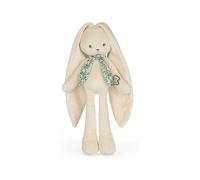 Kaloo Pantin Lapinoo – Peluche lapin bébé en velours côtelé 35 cm, crème