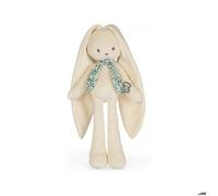 Kaloo Pantin Lapinoo – Peluche lapin bébé en velours côtelé 35 cm, crème