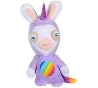 Lapins Cretins Peluche Licorne Lapicorne Sonore Mauve - 18 Cm