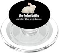 Lapins de Nouvelle-Zélande Plus conviviaux Que la Plupart des Humains PopSockets PopGrip pour MagSafe