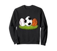 Lapins de Pâques pour garçons, basket-ball, baseball, football, sports Sweatshirt