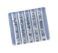 Lapins en silicone de jardin haute transparence pour créer des ongles uniques accessoires d'art flexible en silicone