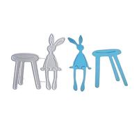 Lapins Forme Cutting Dies En Acier En Carbone Cut Pour La Carte De La Carte Cookie Die Moules Scrapbooking POCHORS DE ROSSION
