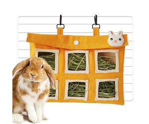 Lapins mangeurs de Foin : Alimentation d' pour Animaux de Compagnie, Support résistant aux Rayures, conteneur de Grande capacité, Chargeur de Cage pour Plusieurs Animaux de Compagnie, Accessoire