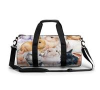 Lapins Mignons Sac De Sport Gym Sac De Voyage Sac W nd Duffel Bag pour Camping Randonnée Voyage 45x23x23cm