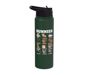 Lapins Surnoms D'animaux Drôles Tableau Des Créatures Stainless Steel Insulated Water Bottle