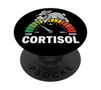 Lapins Taux De Cortisol Bas Meme Faible Lapin Rabbit PopSockets PopGrip Adhésif