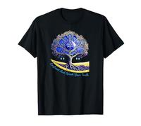 Lapis Lazuli Arbre de vie Protection contre les énergies négatives T-Shirt