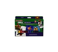 Lapiz 3D Alpin Crea+ - Peinture 3D effet cristal avec 12 couleurs - Décoration et travaux manuels en 3D pour bois, textile, tissu, pierre - Avec applicateur, unique